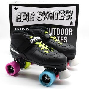 Epic Super Nitro Rainbow Quad Roller Skates W 10
